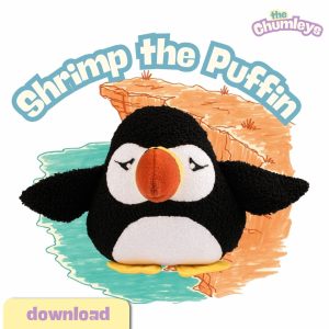 The Chumleys! - Shrimp the Puffin Sewing Pattern - Download