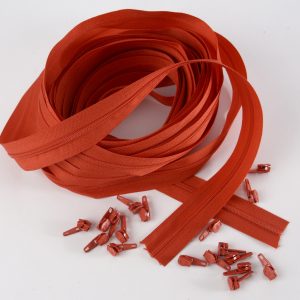 Continuous Zips 10m - Red