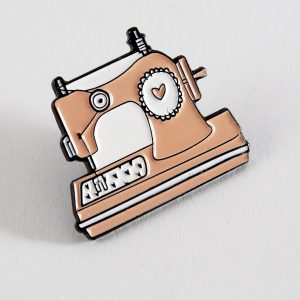 Enamel Pin - Pink Sewing Machine