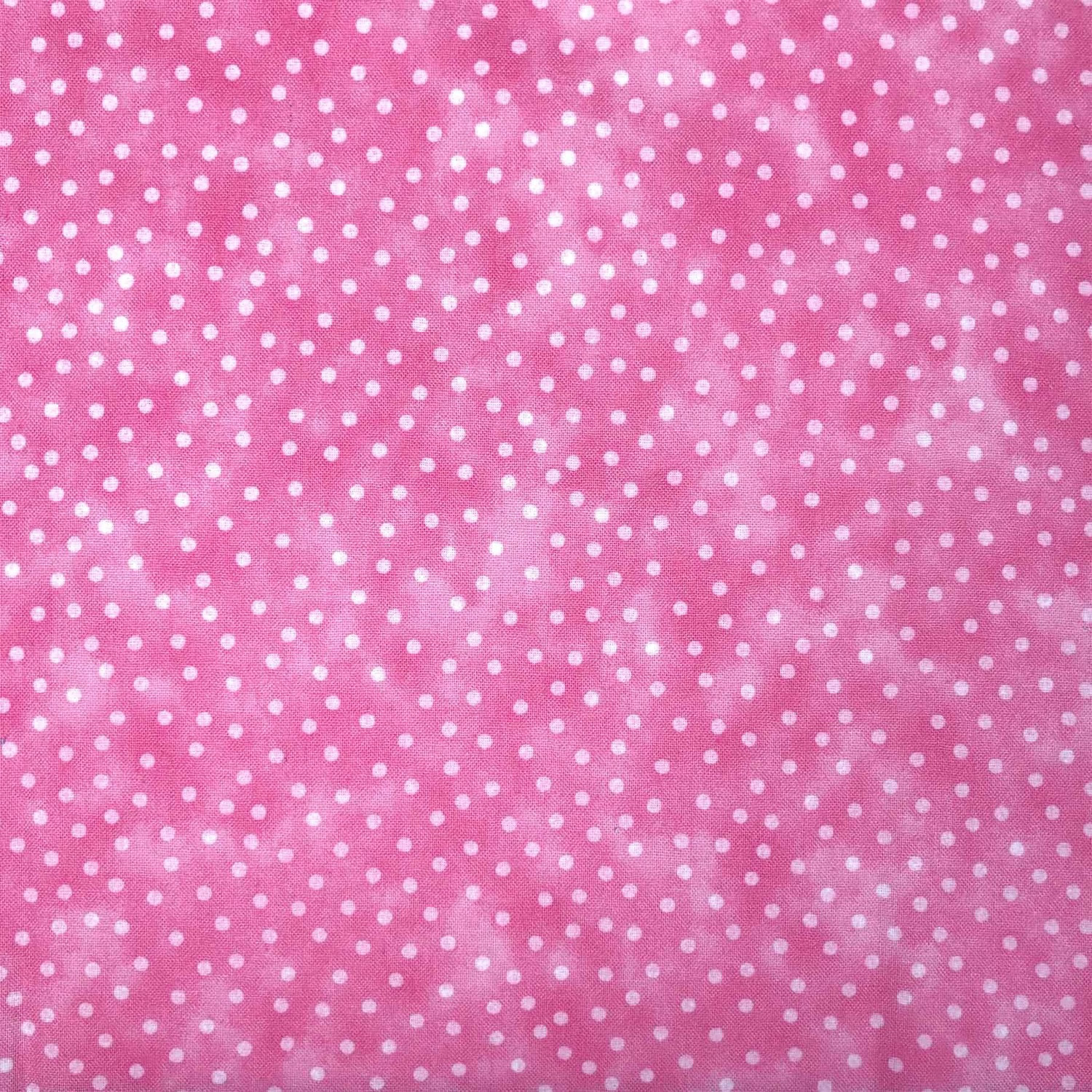 Pink Spot Textured Blender Fabric