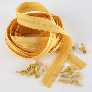 Continuous Zips 10m - Yellow