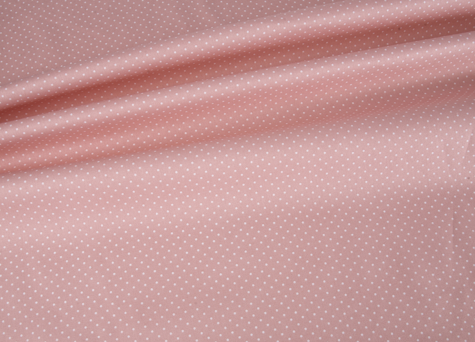Pale Pink Pin Spot Cotton