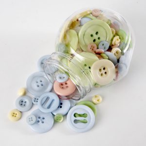 Jar of Buttons - Pastels