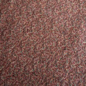 Red Leaves Cork Fabric - Half Metre Piece