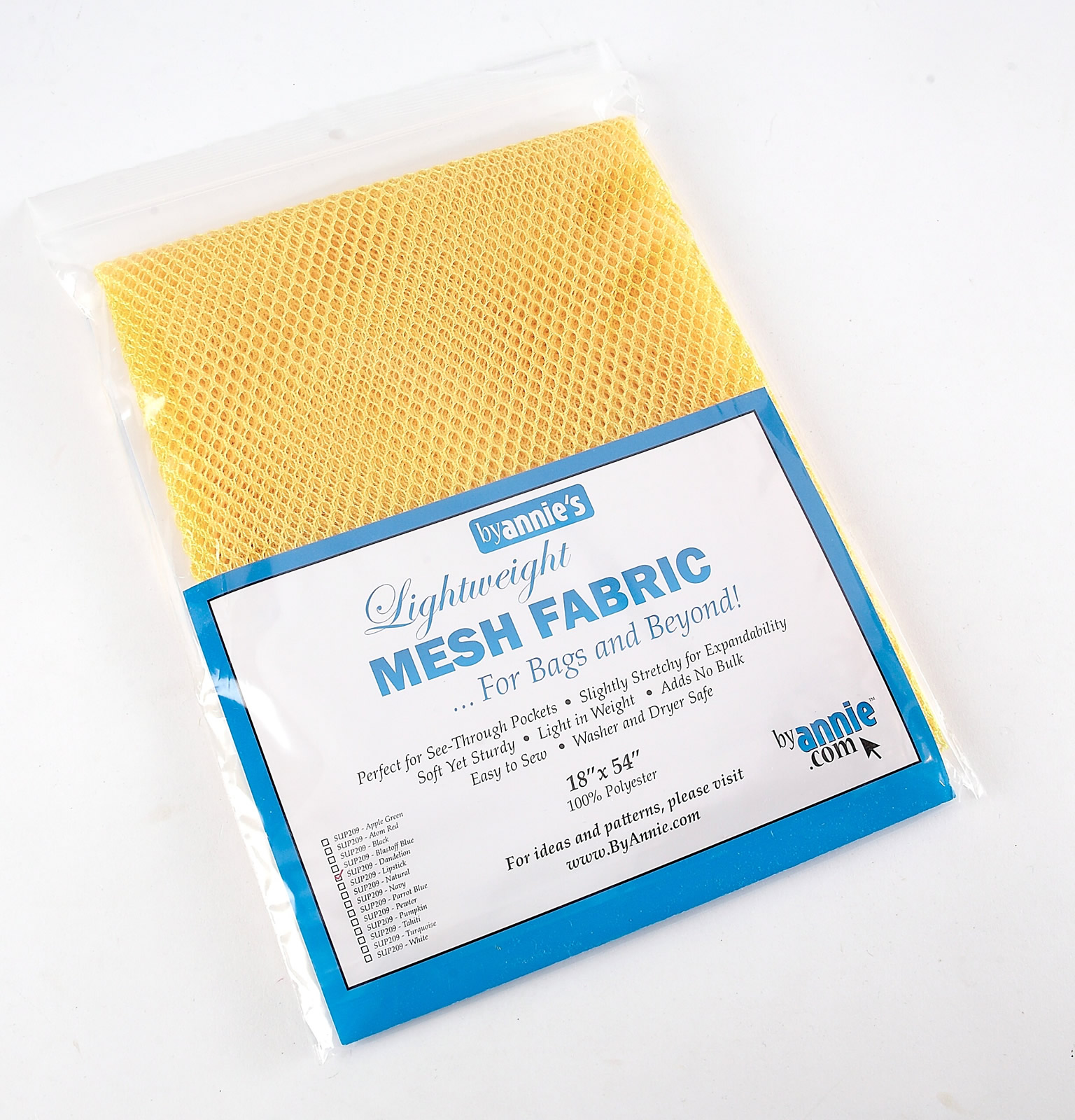 Mesh Fabric Pack - Dandelion Yellow