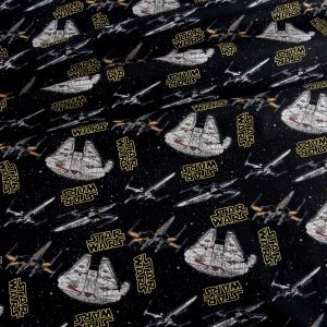 Star Wars - Rebel Ships Print Cotton
