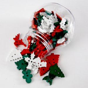 Jar of Buttons - Christmas