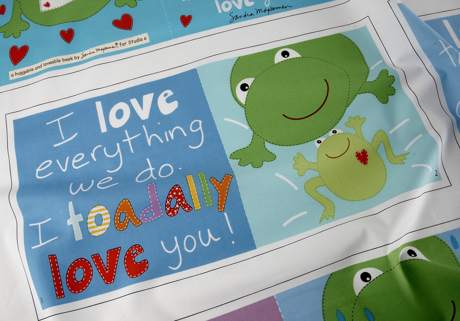 Huggable & Loveable Book Panel - Frogs