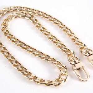 Bag Chain Stap (Flat Chain) - Bright Gold 60cm