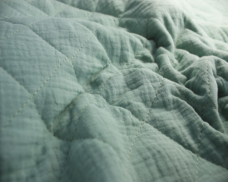 Quilted Double Gauze - Sage