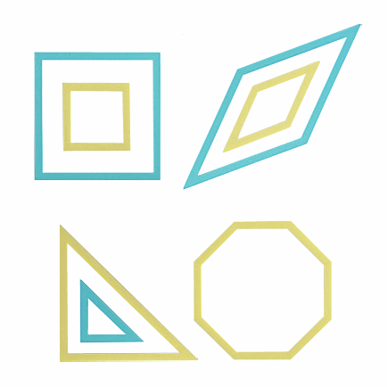 CLOVER Patchwork Templates: Square/Octagon