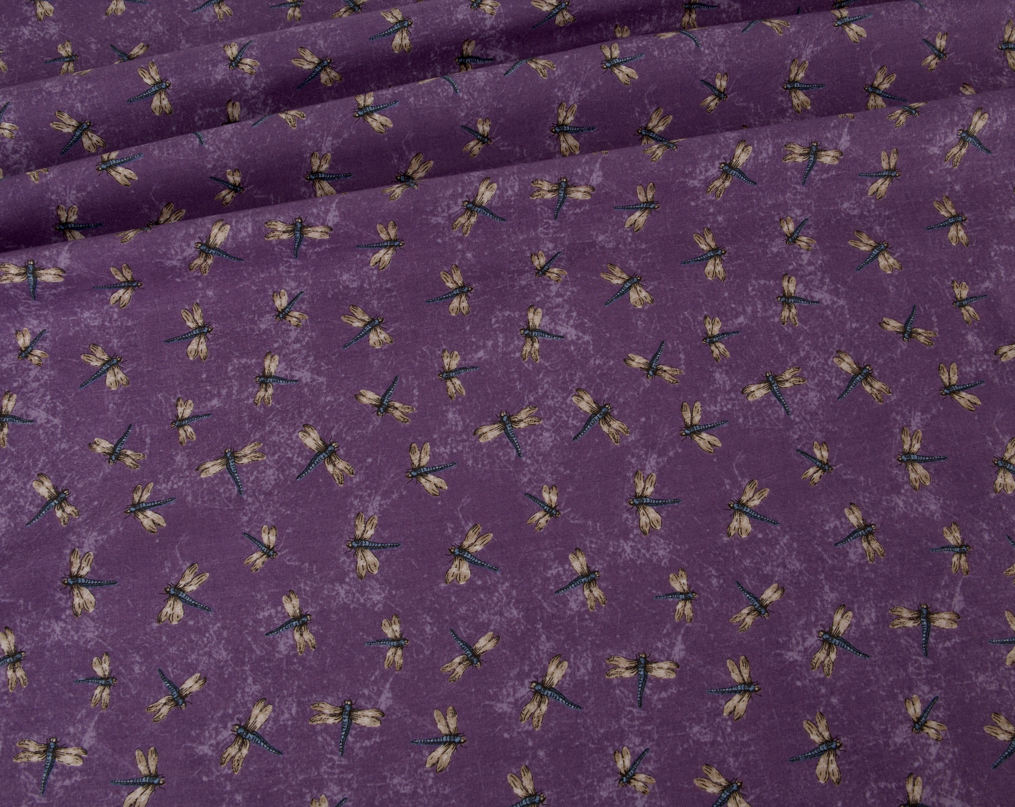 Clothworks Botanial Journal - Purple Dragonflies