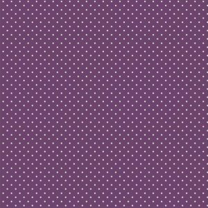 Deep Purple Pin Spot Cotton