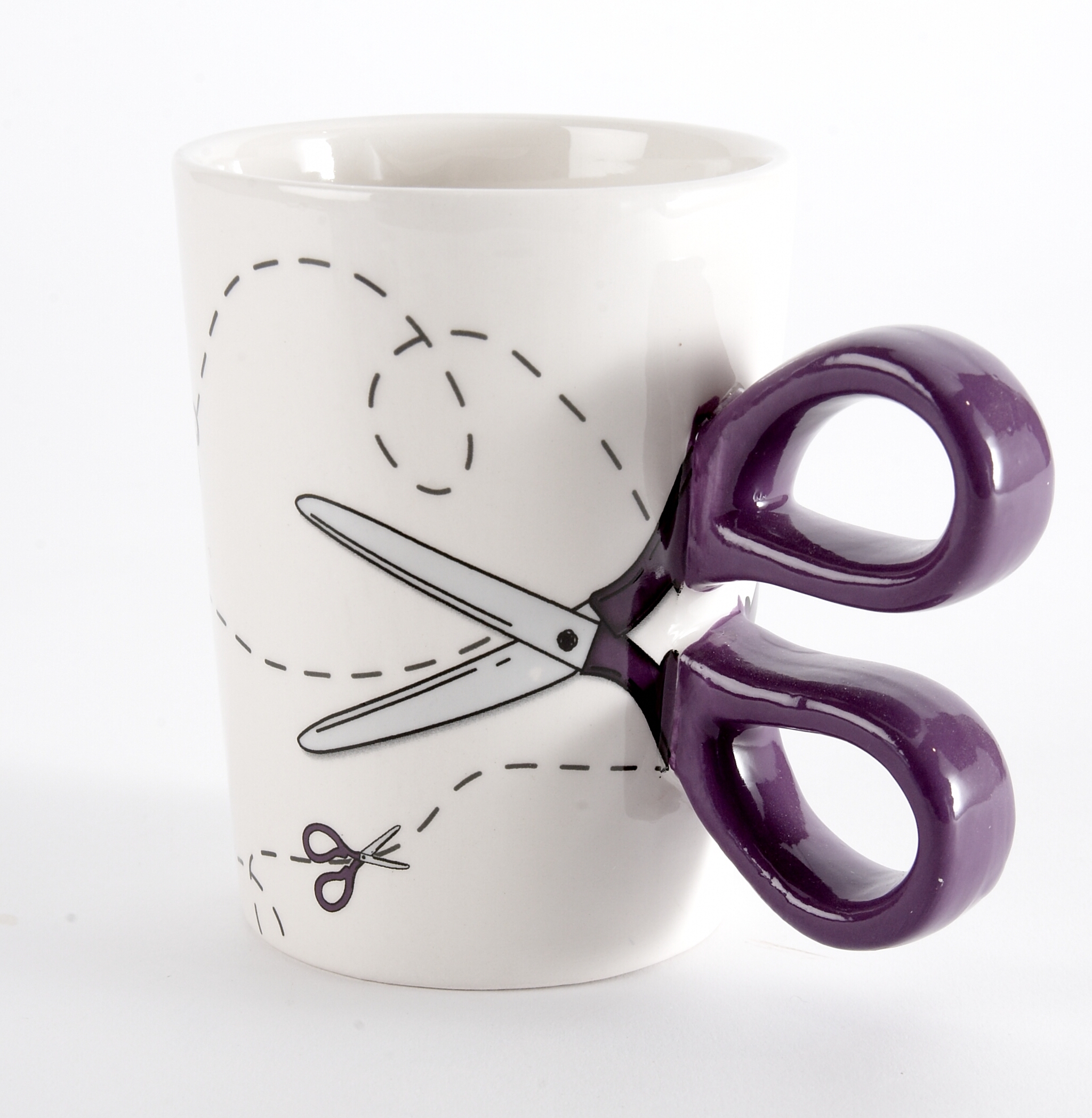 Sewing Themed Mug - Scissors design