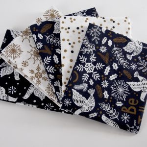 Be Jolly 5 Fat Quarter Christmas Pack