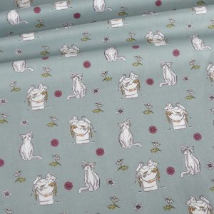 Pets Collection By Debbie Shore - Relaxing Cat (Organic Cotton)