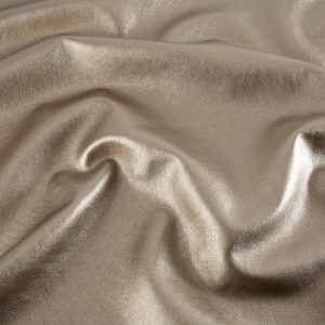 Faux Leather - Metallic look Gold super soft - Half Metre Piece