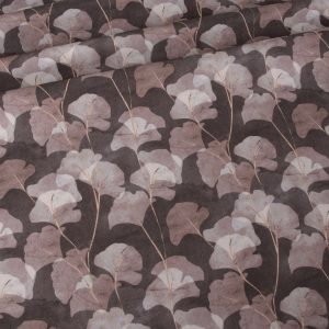 Ginkgo Flower Soft Canvas - Taupe