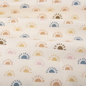 Doodle Sunset Winceyette - Ivory