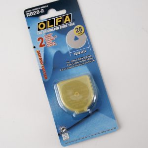 OLFA 28mm Rotary Cutter Replacement Blades - Pack of 2