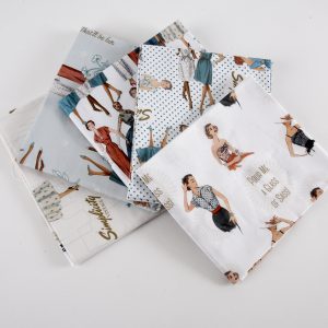 All Dressed Up – Simplicity Vintage Organic Cotton 5 Fat Quarter Pack