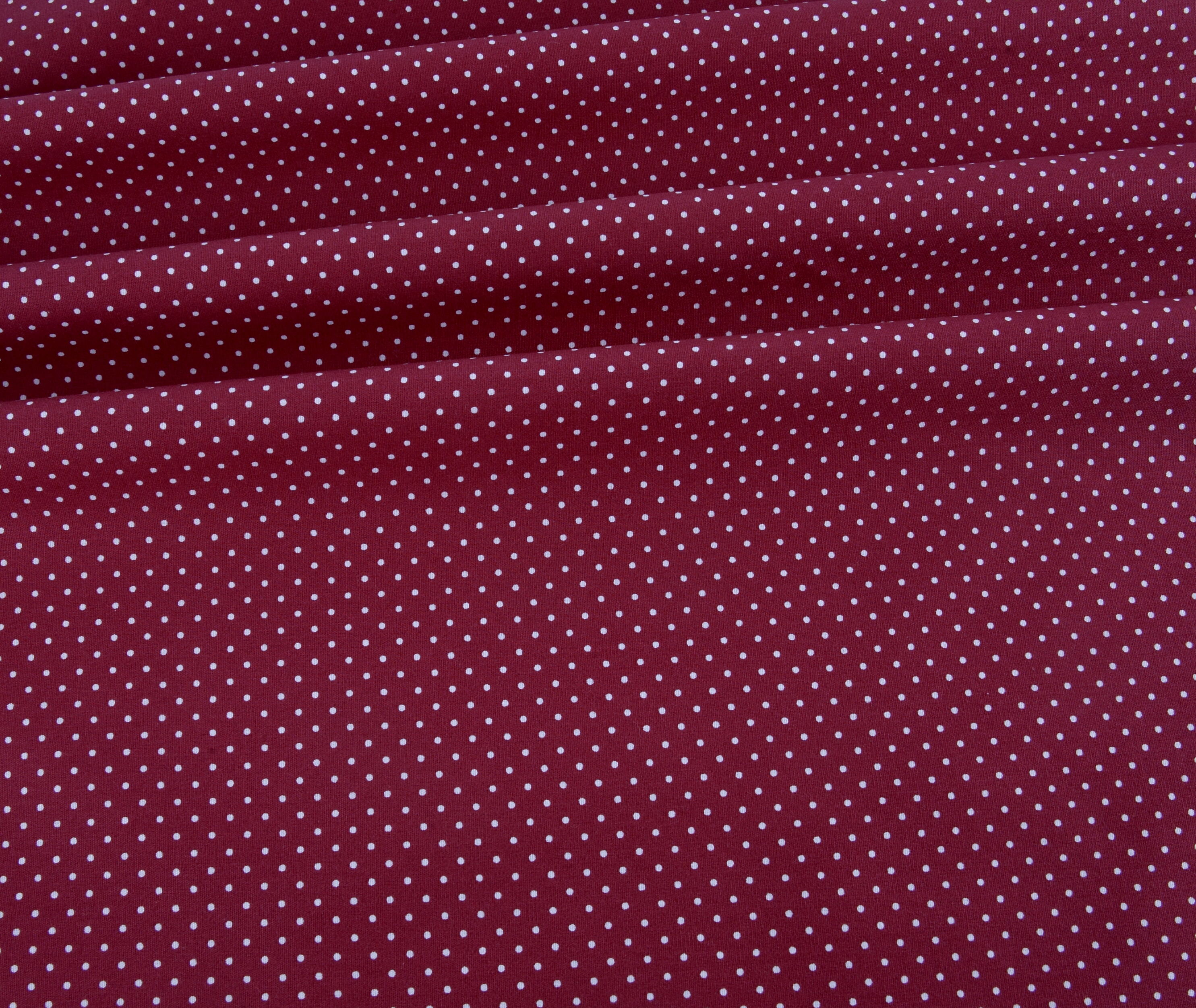 Raspberry Pink Pin Spot Cotton