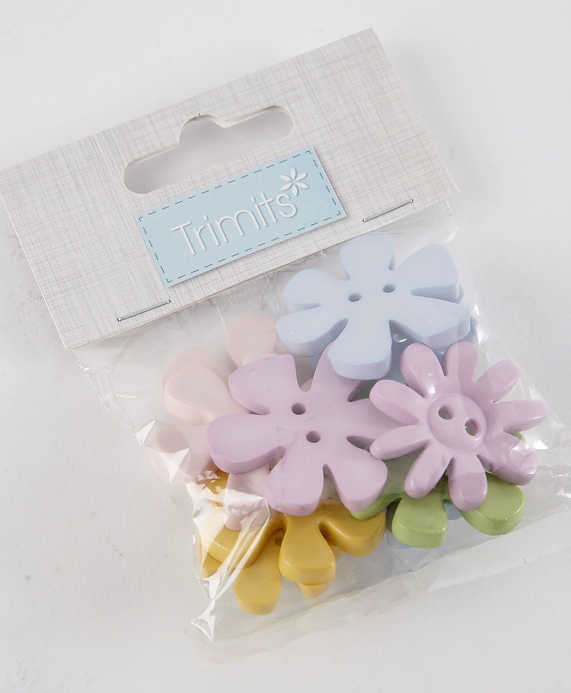 Pastel Flower Buttons Pack